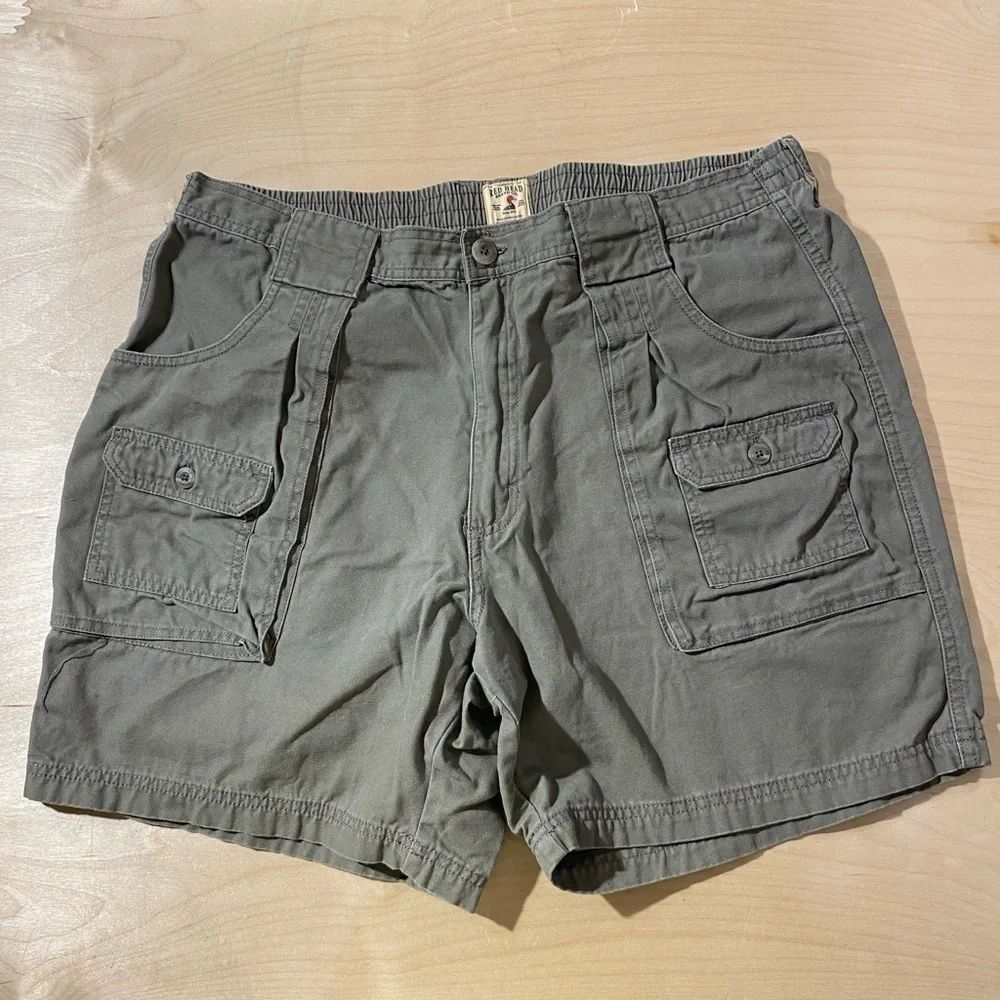 RedHead Olive Cargo Shorts for Men 40 (GD)
